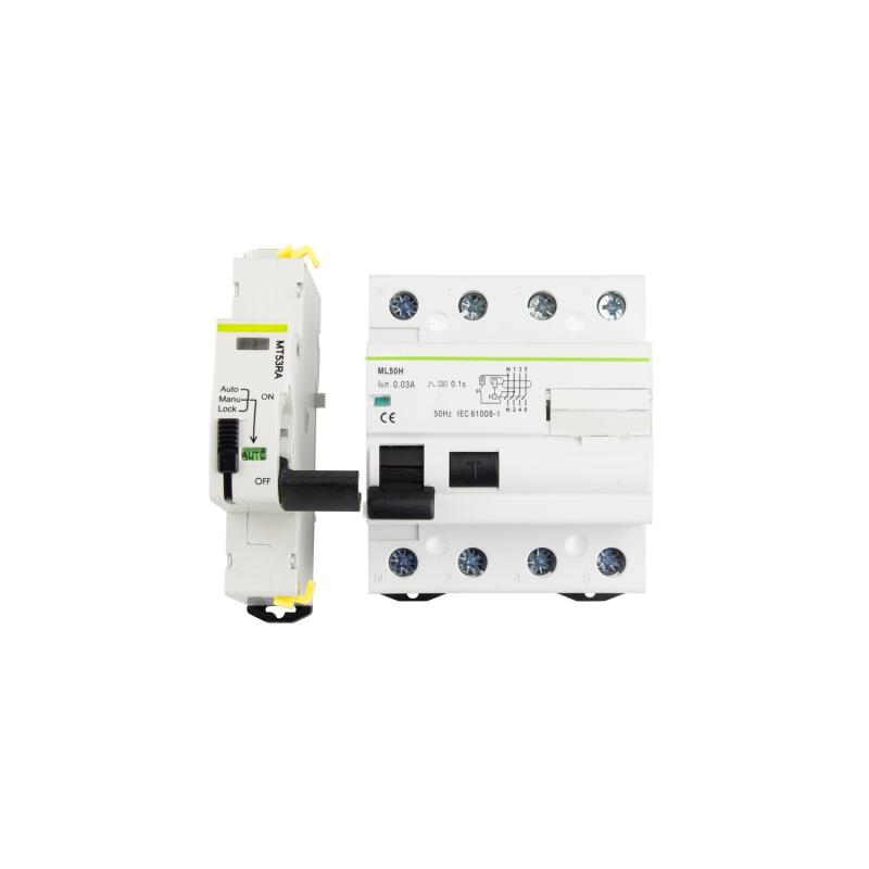 Interruptor Diferencial Industrial Rearmable Compacto 4P 300mA 40-63A 10kA Clase A MATIS