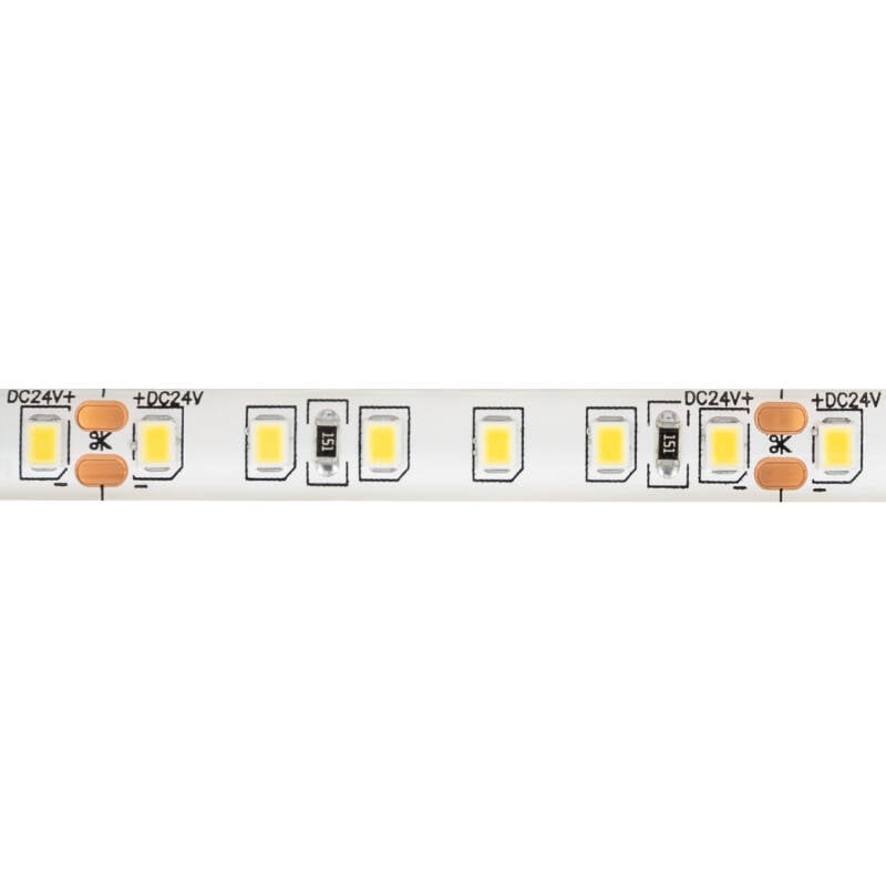 Tira LED 24V DC 120LED/m 5m IP65 Ancho 8mm Corte cada 5cm