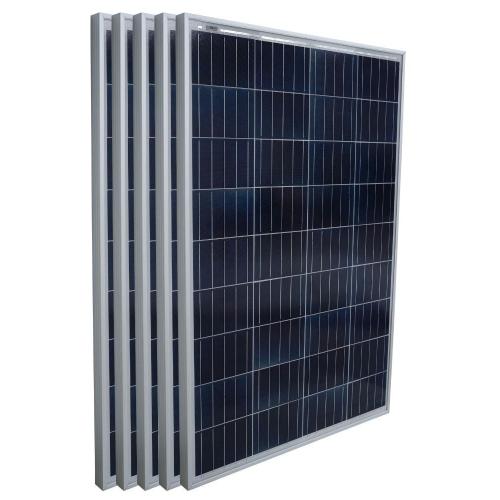 Pack 5 unidades Placas Solares 100W 12V Policristalinas