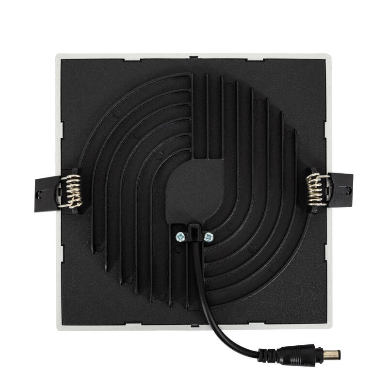 Placa LED 16W Cuadrada High Lumen Corte Ø135 mm LIFUD Silver