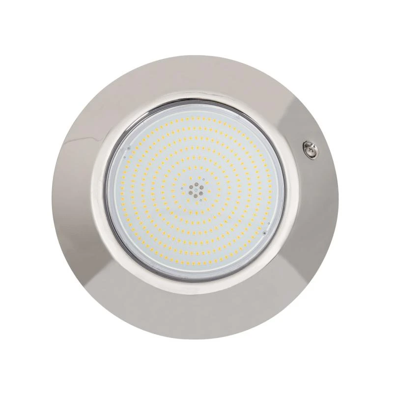 Foco Piscina Superficie LED Sumergible 3000K 12V AC/DC IP68 Acero Inoxidable 24W