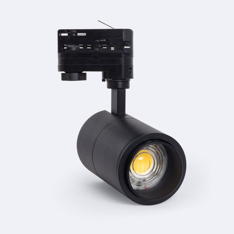 Foco Carril LED Trifásico 20W Pulyx Regulable CCT Seleccionable Multiángulo 15-60º