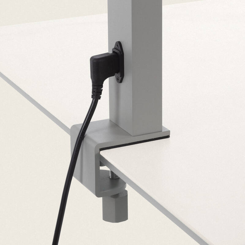 Lámpara de Mesa LED 60W con Abrazadera Aluminio Regulable Dos Caras con Detector de Movimiento SupremLight 4