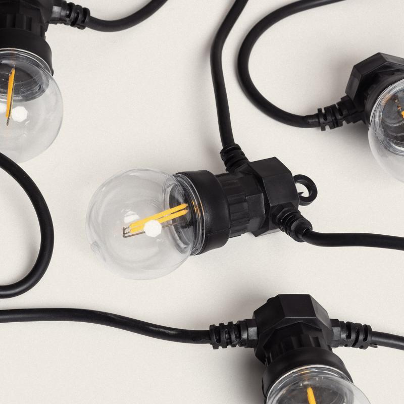 Guirnalda Luces Exterior Easyfit 12VAC con 10 Bombillas 5.65m