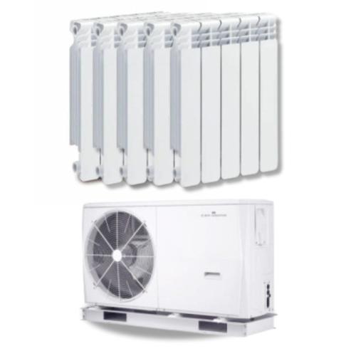 Kit Aerotermia con Radiadores de Agua 6kW Thermira para piso 80m2