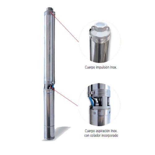 Bomba Sumergible para Pozo IDEAL 7,5kW Trifásica 400V STI0219