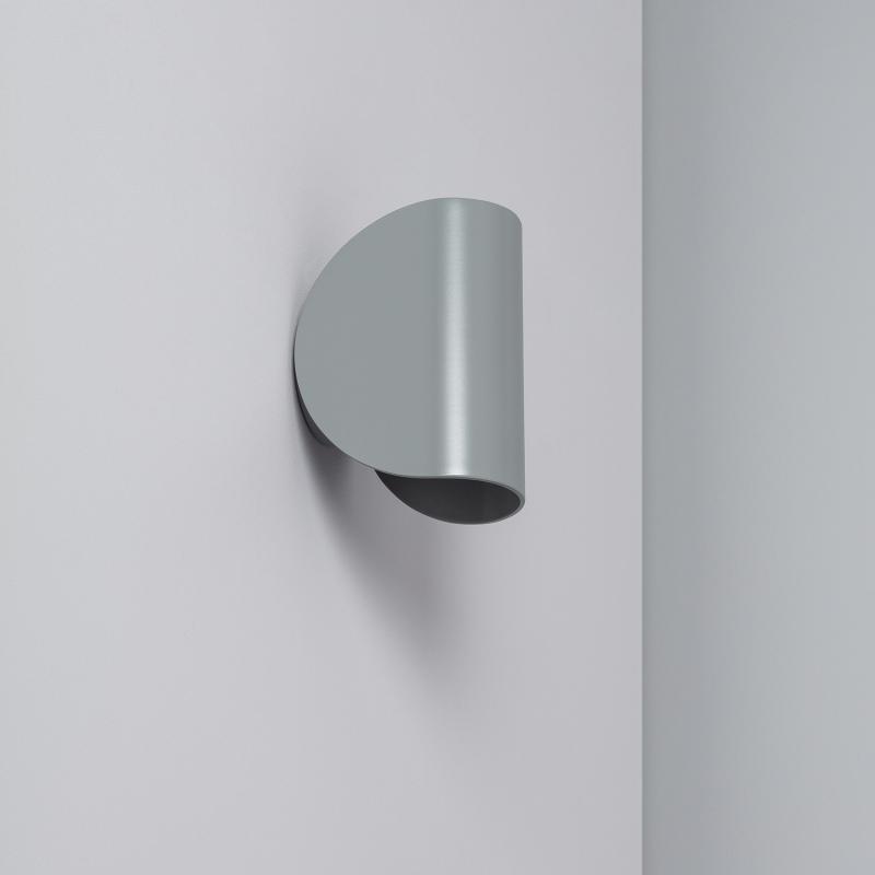 Aplique de Pared LED 6w de Aluminio Iluminación Doble Cara Gaia Gris