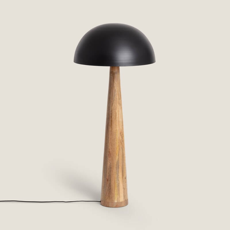 Lámpara de Pie Madera Kuttala