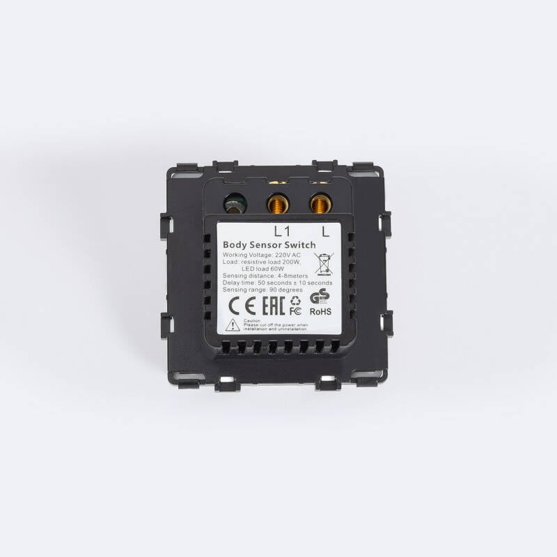 Interruptor Detector de Movimiento IR para Mecanismo Modern