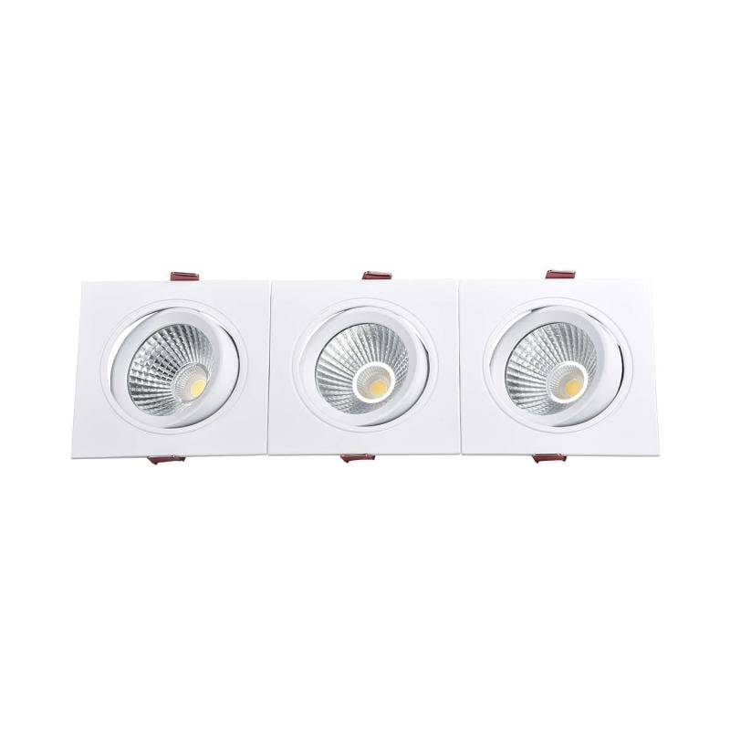 Foco Downlight LED 15W Rectangular Madison Corte 255x75 mm