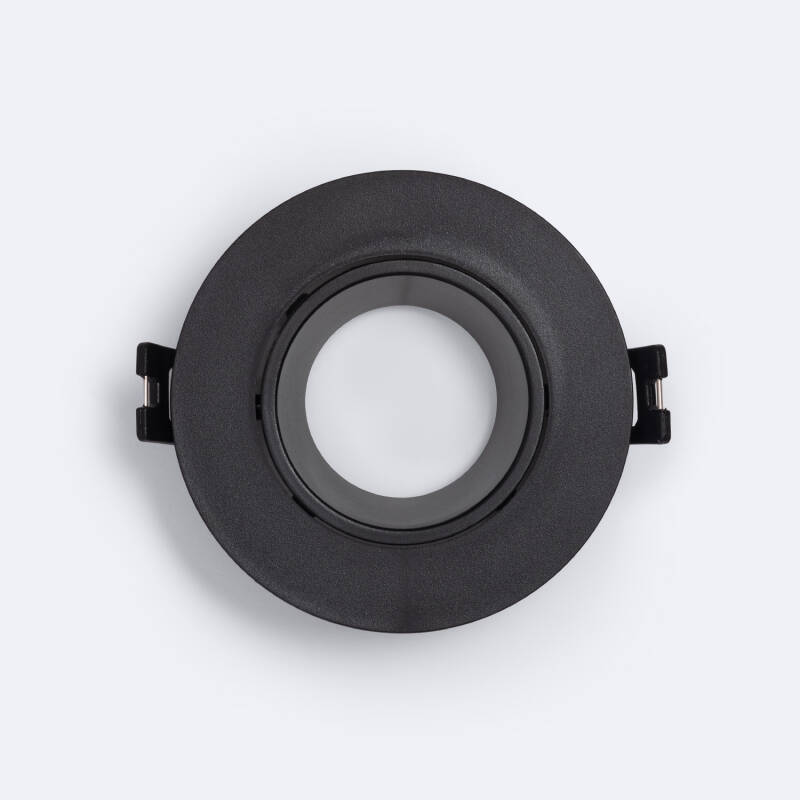 Aro Downlight Cónico Bajo UGR para Bombilla LED GU10 / GU5.3 Corte Ø 70 mm