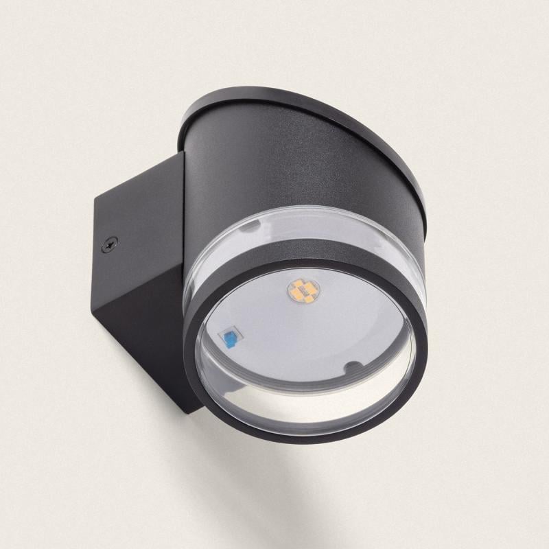 Aplique de Pared Exterior Solar LED Aluminio Eddan
