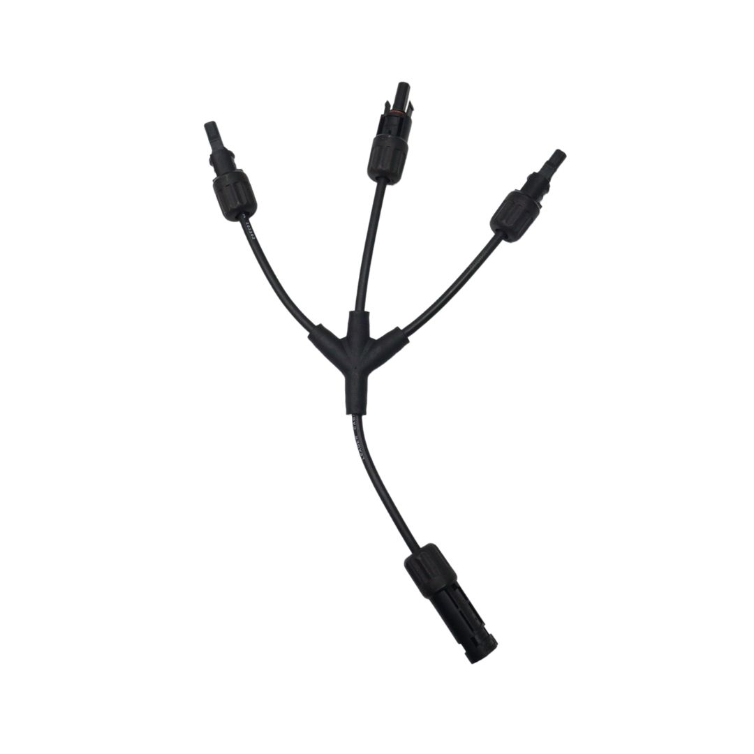 Conectores Fotovoltaicos 3 Placas Solares Paralelo Flexible