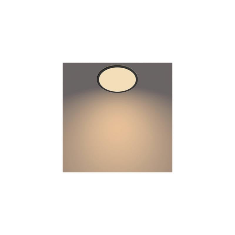 Plafón LED 15W PHILIPS CL550 SuperSlim IP44 Regulable 3 Niveles Negro