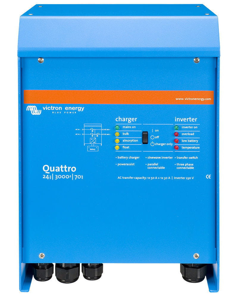 Inversor Victron Quattro 3000VA 24V 70+50A