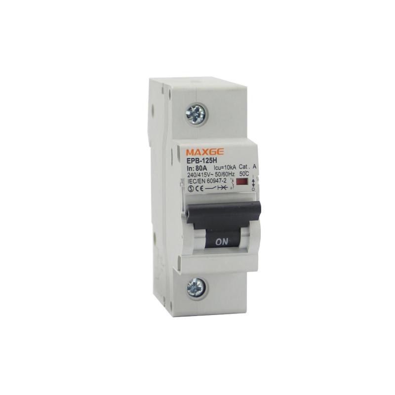 Interruptor Magnetotérmico Industrial  4P 80-125A 10kA Curva C MAXGE Alpha +