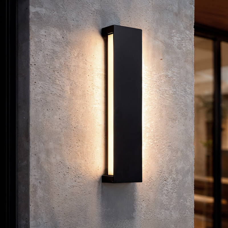 Aplique de Pared Exterior LED 20W Aluminio Bathen