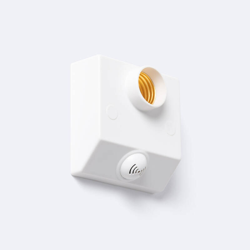 Sensor de Sonido Crepuscular de Pared para Bombillas E27