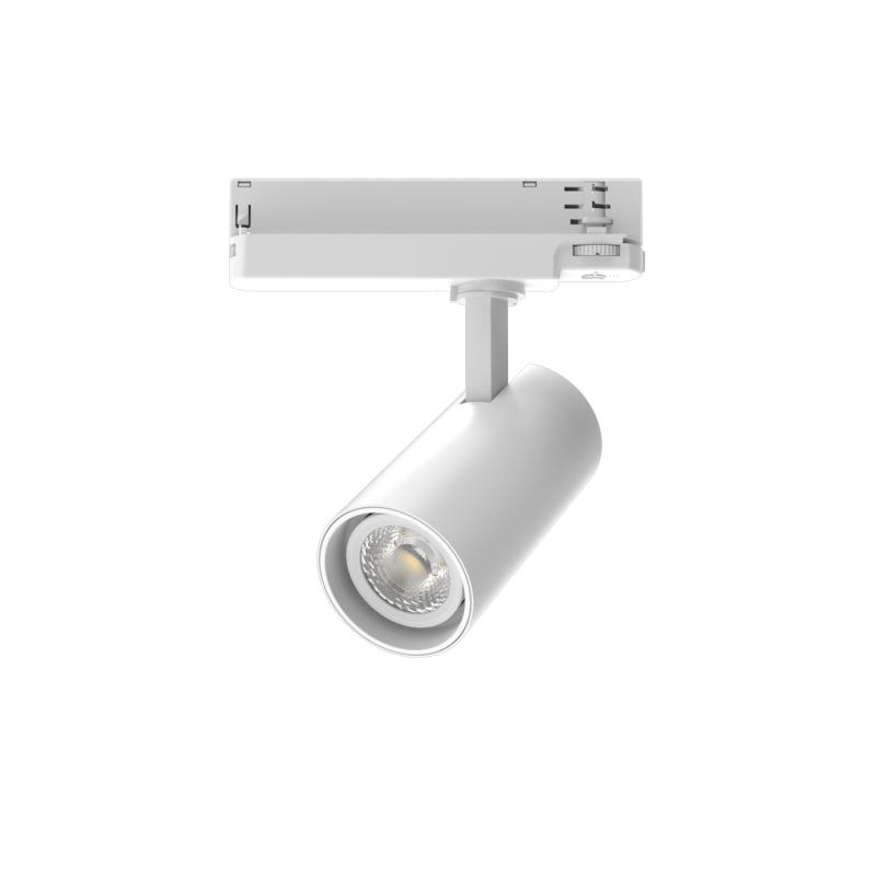 Foco Carril LED Trifásico 20W Fasano CCT Seleccionable Regulable Blanco