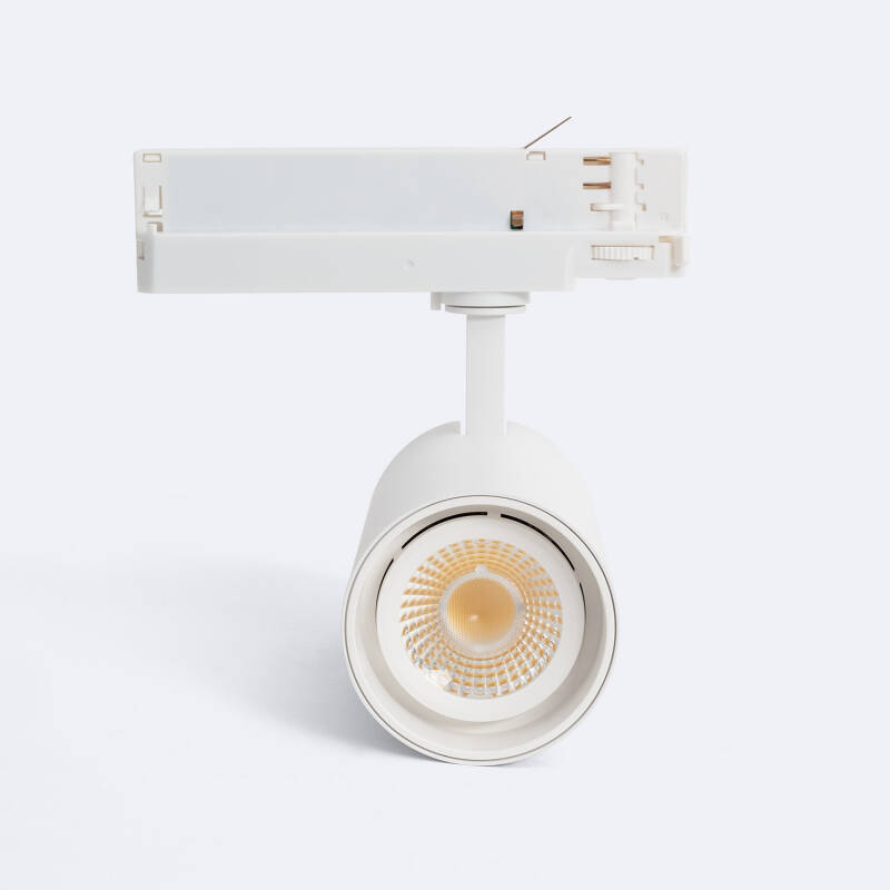 Foco Carril LED Trifásico 30W Fasano Regulable Blanco