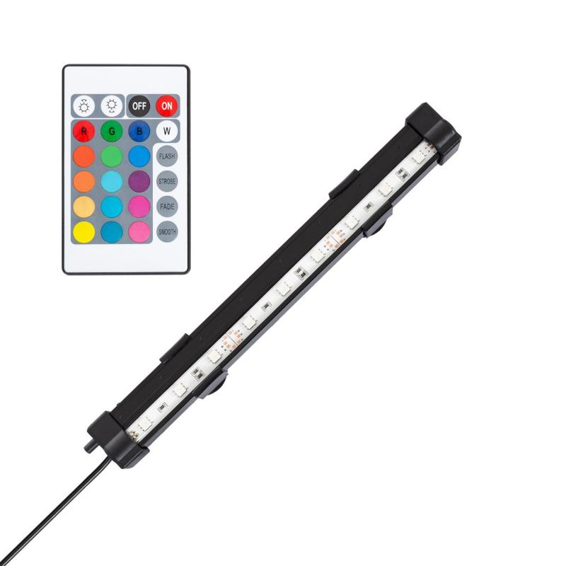 Oxigenador Acuario con Luz LED RGBW 3W IP68 con Mando