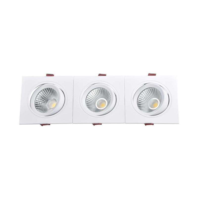 Foco Downlight LED 15W Rectangular Madison Corte 255x75 mm