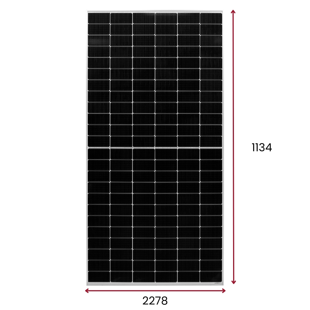 Panel Solar 600W Monocristalino Tensite