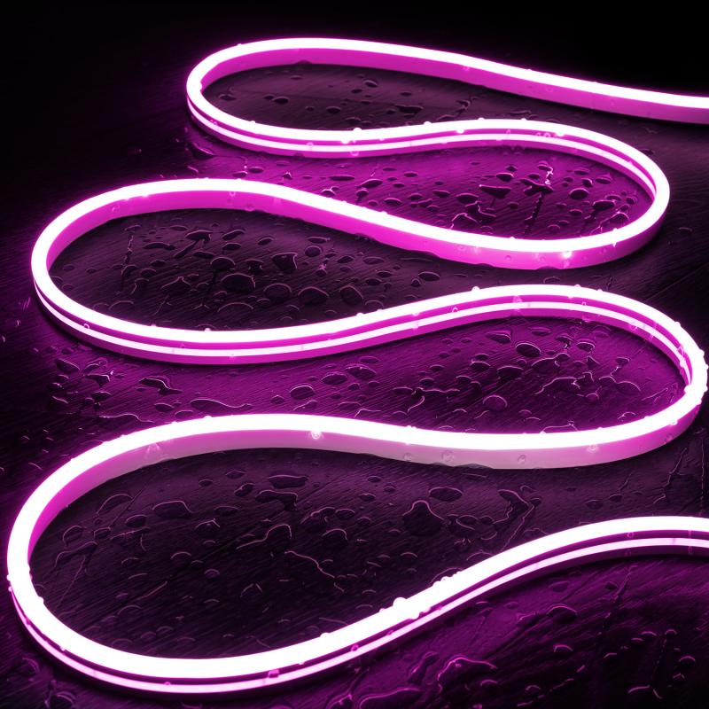 Tira LED Neón 48V Rosa 8W/m Corte 5cm IP65 NFLEX6 a Medida
