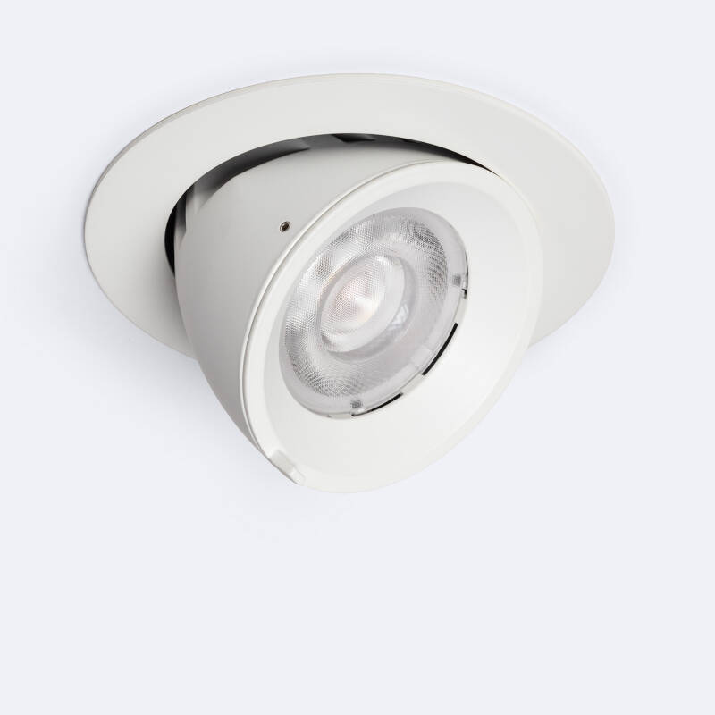 Downlight LED 30W Circular Direccionable 36º Chip OSRAM CCT 120 lm/W LIFUD Corte Ø 120 mm