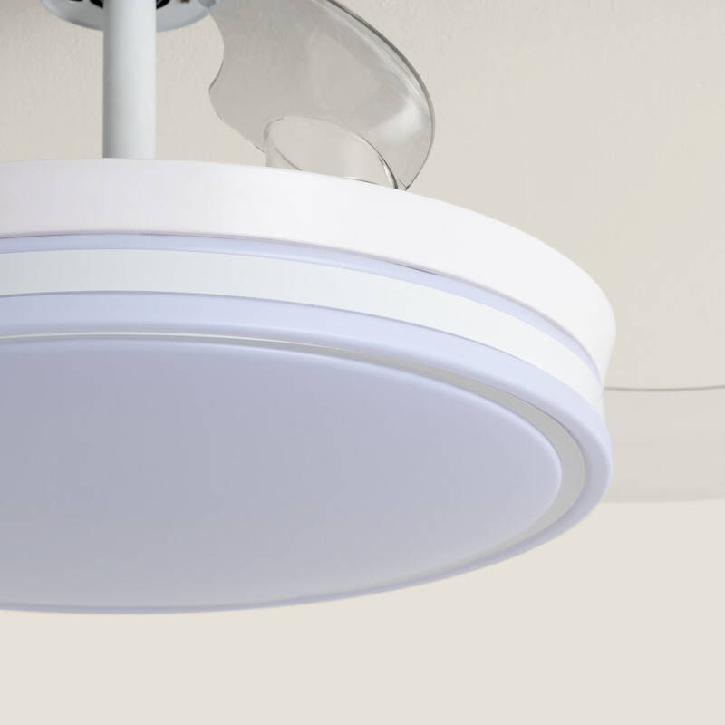 Ventilador de Techo con luz Silencioso DC aspas retráctiles Dalori Evo