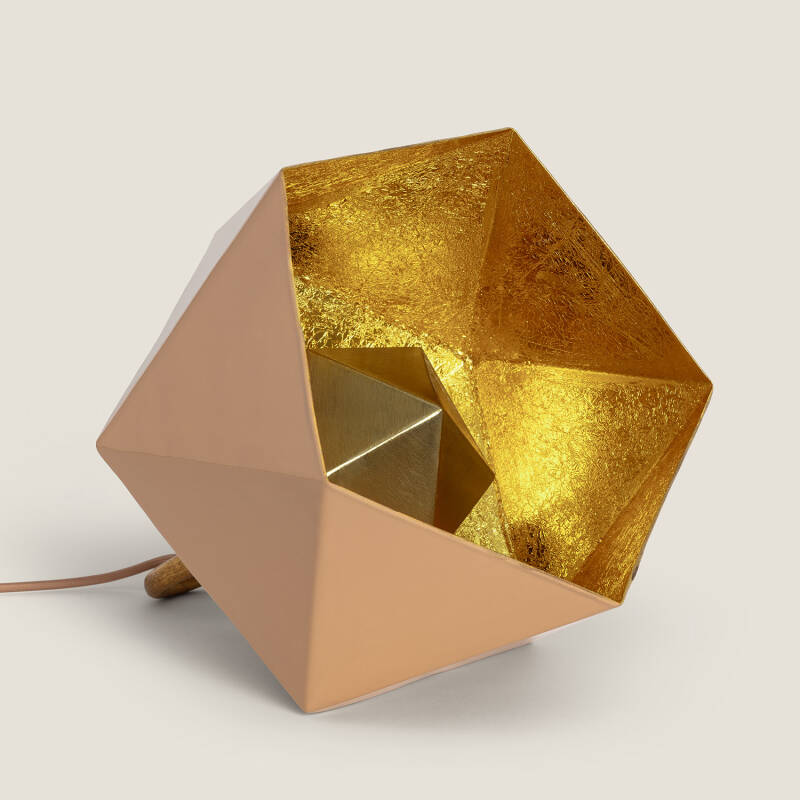 Lámpara de Mesa Metal Gold Elia