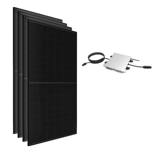 Kit Paneles Solares para Balcones 2040W con Microinversor DEYE 2000W