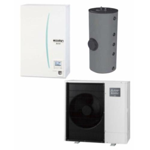 Kit Aerotermia ACS 200L 10kW Mitsubishi Ecodan