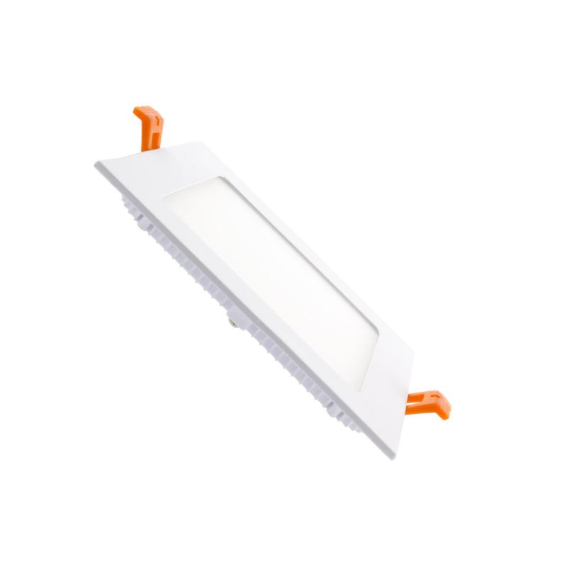 Placa LED 12W Cuadrada SuperSlim Corte 155x155 mm