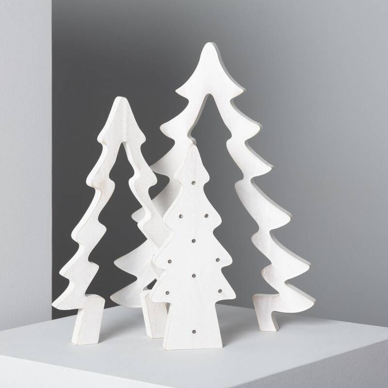 Árbol de Navidad LED Madera con Batería Kolm