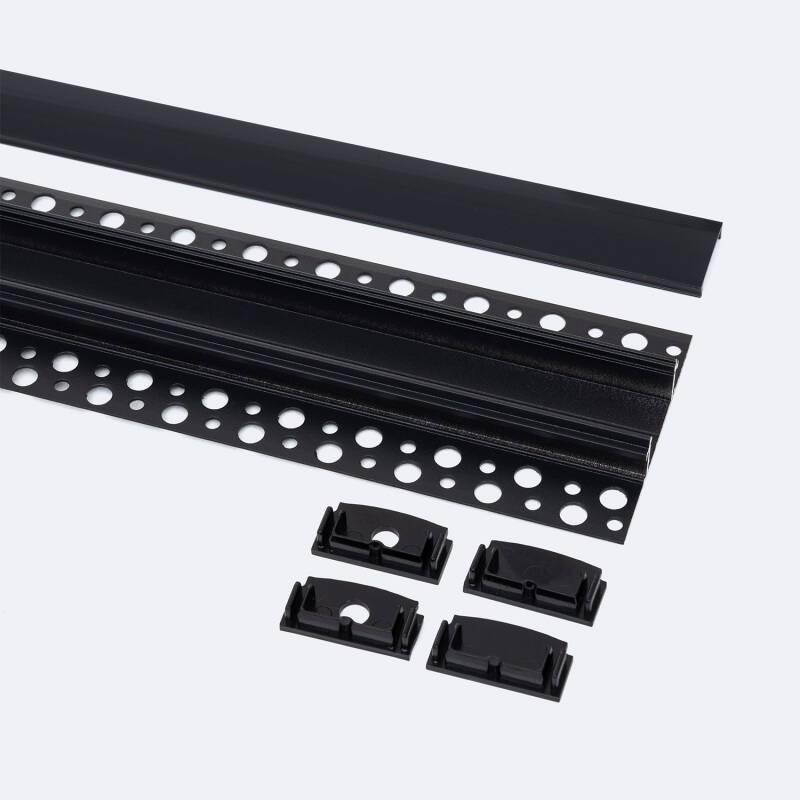 Perfil Aluminio Integrado en Escayola/Pladur para Tira LED hasta 20 mm