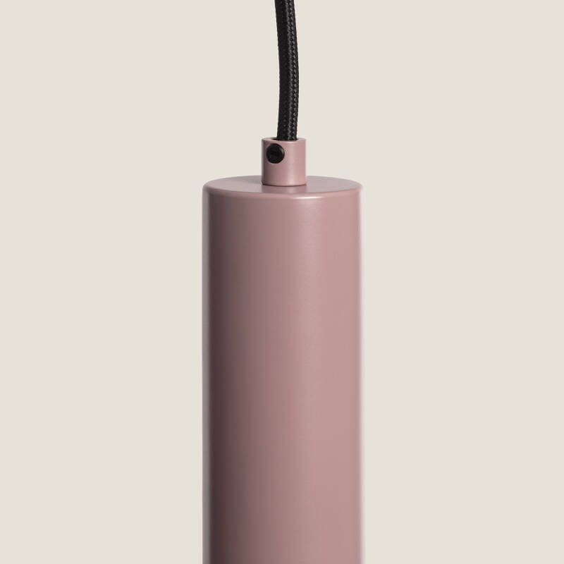 Lámpara Colgante Metal y Cristal Aziel