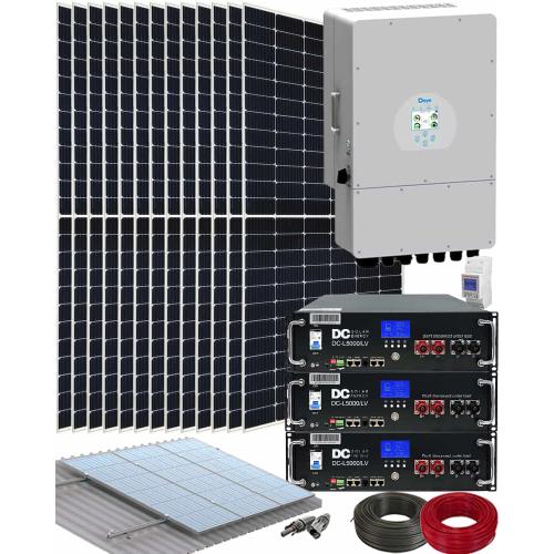 Kit Solar para Instalación Placas Solares con Inversor Deye 12000W