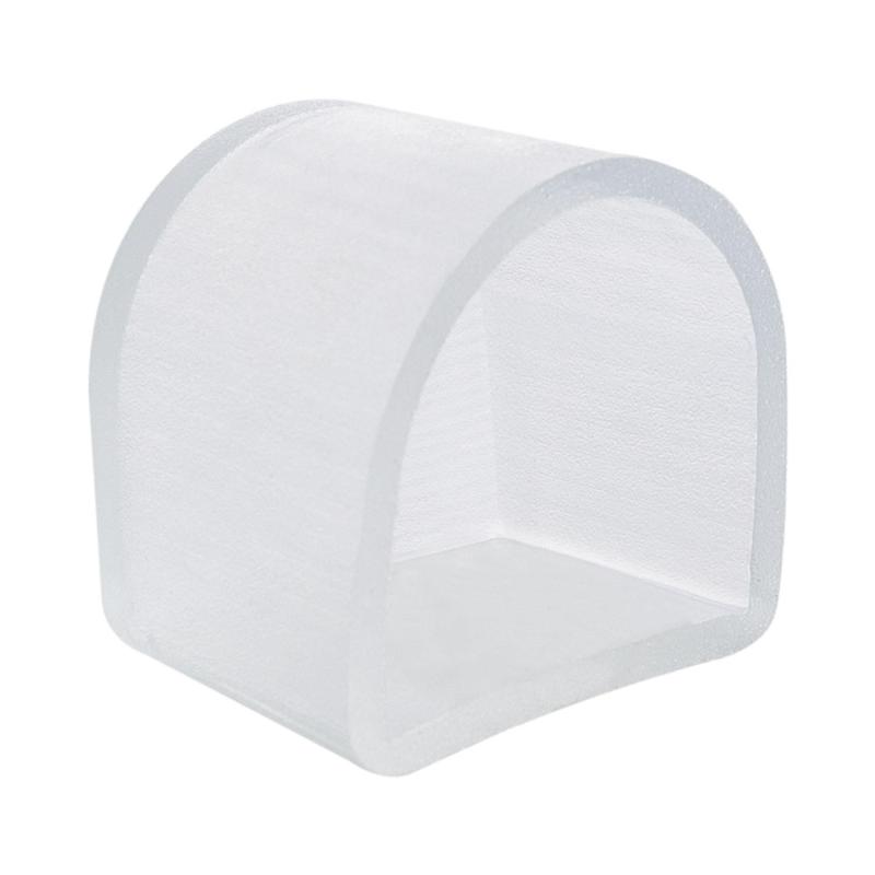 Tapón Final Neón LED 7.5 W/m Monocolor 220V AC 120 LED/m Semicircular 180º IP67 a Medida Corte cada 100 cm