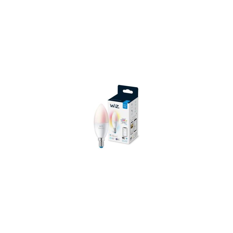 Bombilla Inteligente LED E14 4.9W 470 lm C37 WiFi + Bluetooth Regulable RGBWW WIZ