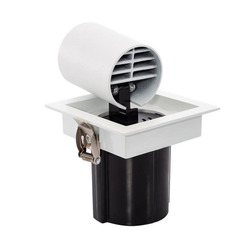 Foco Downlight LED 12W Cuadrado Extraíble LIFUD Corte 80x80 mm