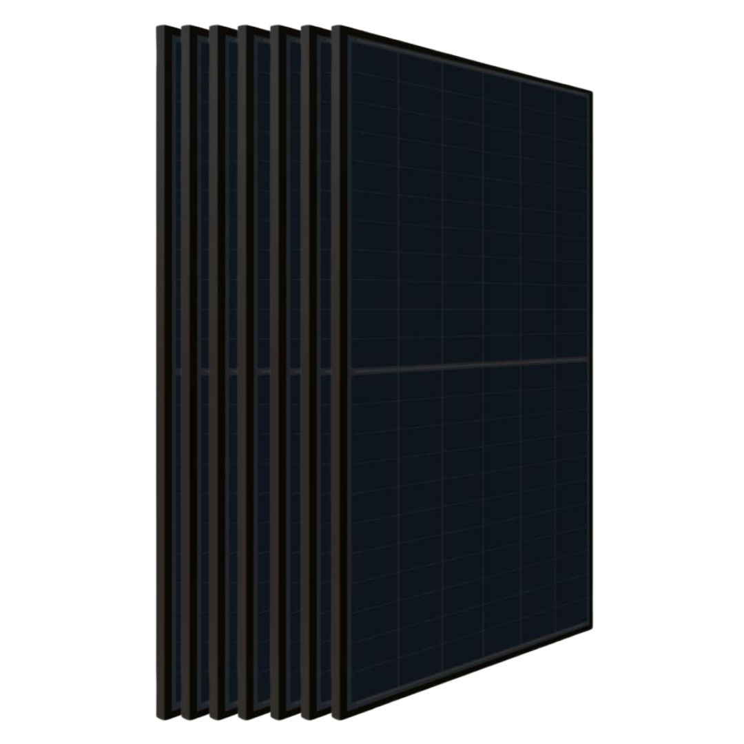 Pack 7 unidades del Panel Solar Bifacial 450W Full Black N-Type MEPV ULTRA Eurener
