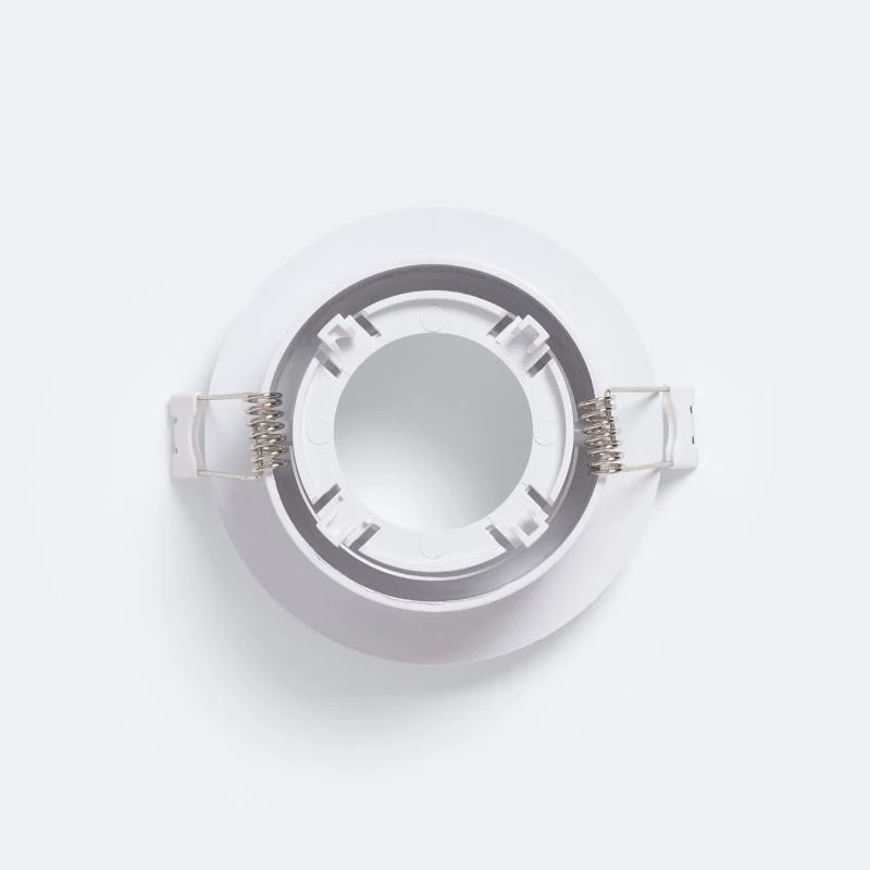 Aro Downlight Circular Basculante para Bombilla LED  GU10 / GU5.3 Corte Ø 75 mm