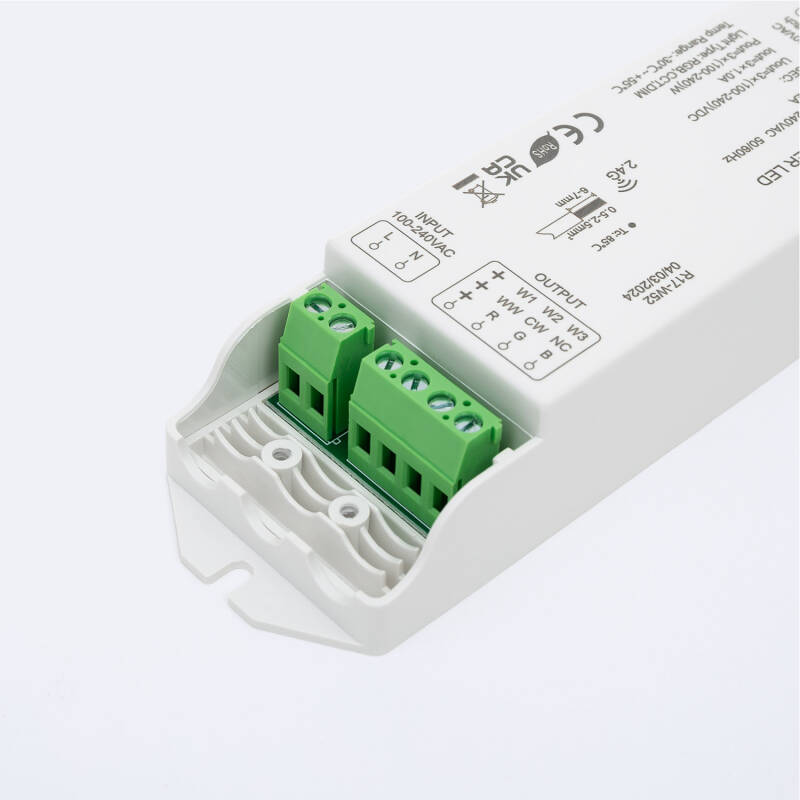 Controlador Tira LED 220V Monocolor/CCT/RGB SKYDANCE S3 Compatible con Pulsador y Mando RF