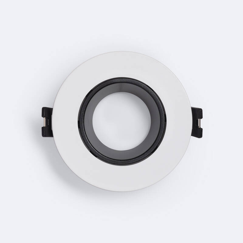 Aro Downlight Cónico Bajo UGR para Bombilla LED GU10 / GU5.3 Corte Ø 70 mm
