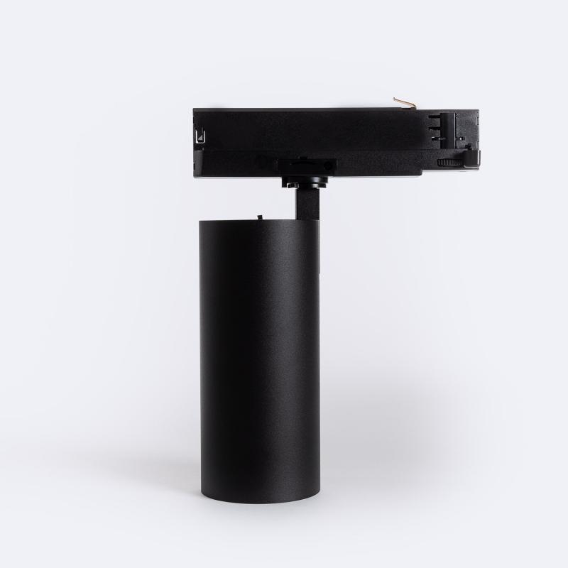 Foco Carril LED Trifásico 40W Carlo CCT Seleccionable Negro