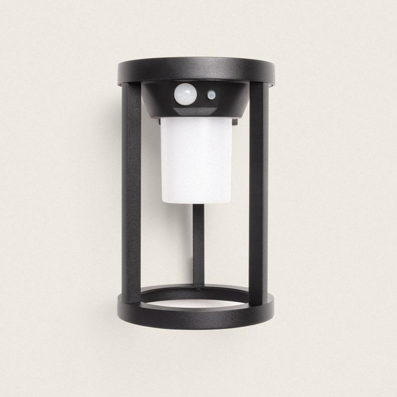 Aplique de Pared Exterior Solar LED 2W Aluminio con Sensor de Movimiento Eneko