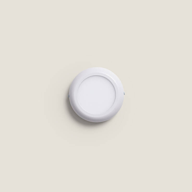 Plafón LED 6W Circular Metal Ø125 mm Design White