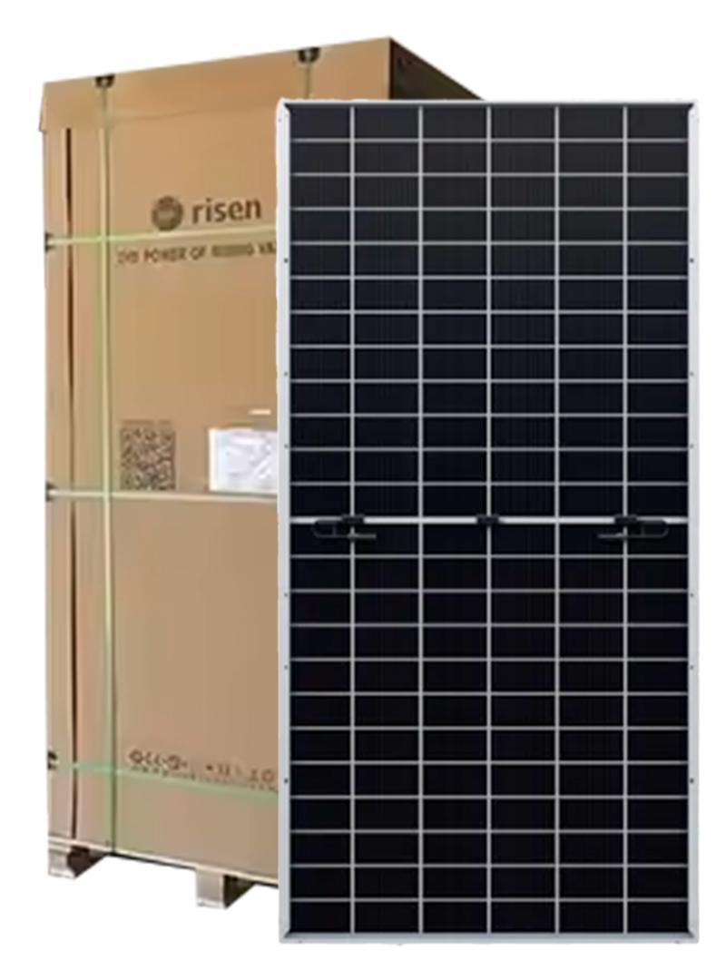 Pallet Placas Solares Fotovoltaicas 660W Bifacial Risen RSM132-8