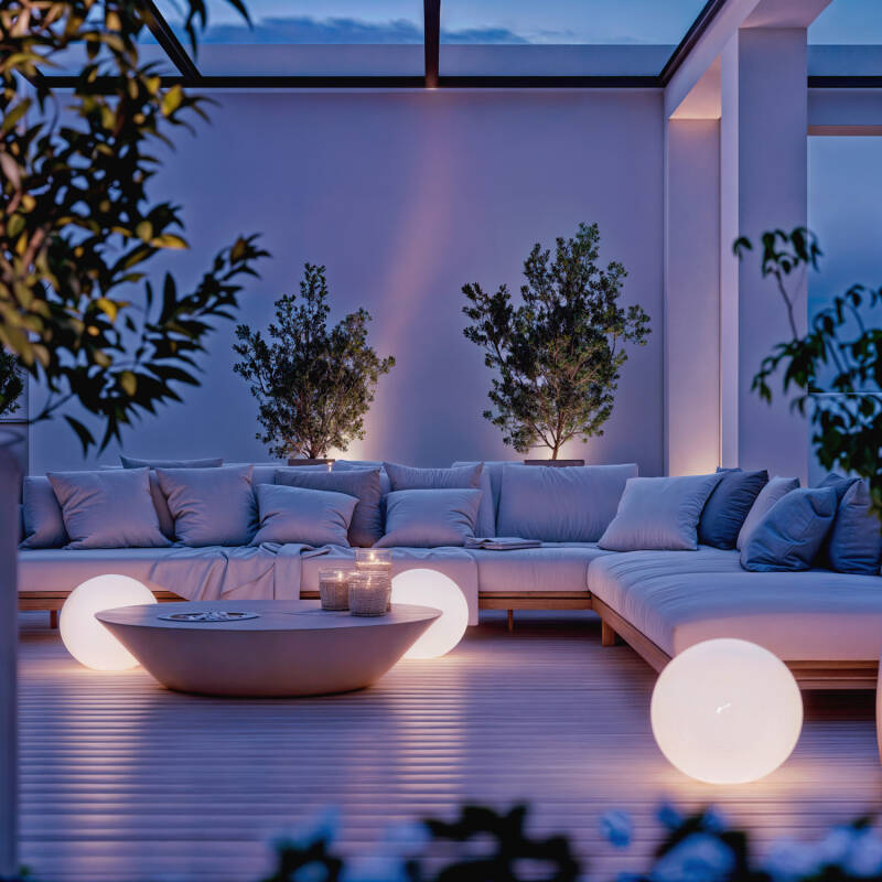 Esfera LED Solar 25cm